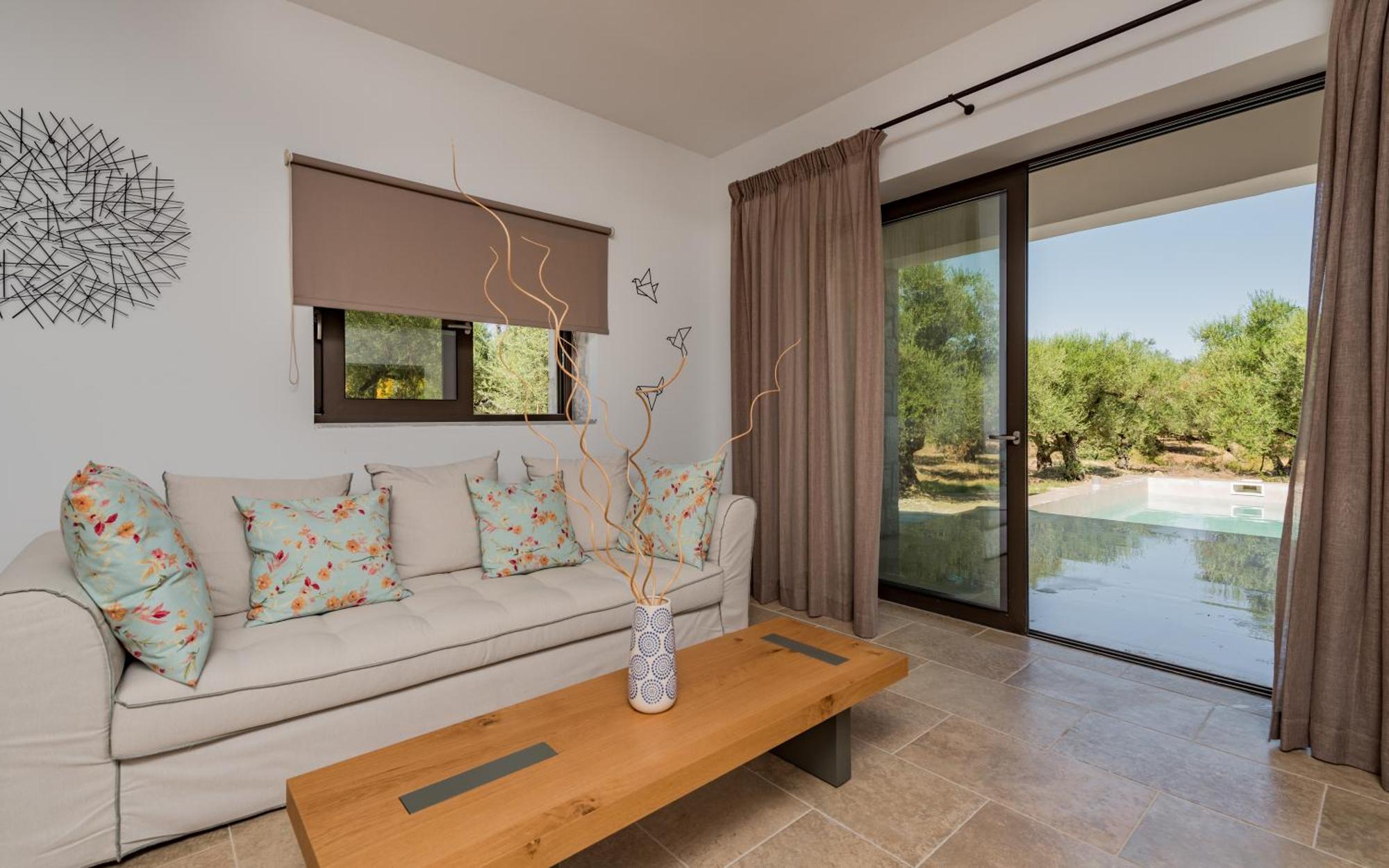 Astarte Villas - Petra Elia Private Villa With Pool Plános Eksteriør billede