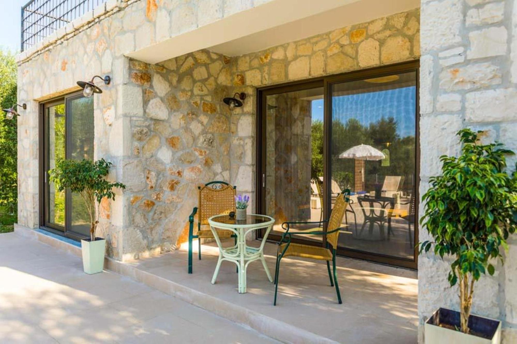 Astarte Villas - Petra Elia Private Villa With Pool Plános Eksteriør billede
